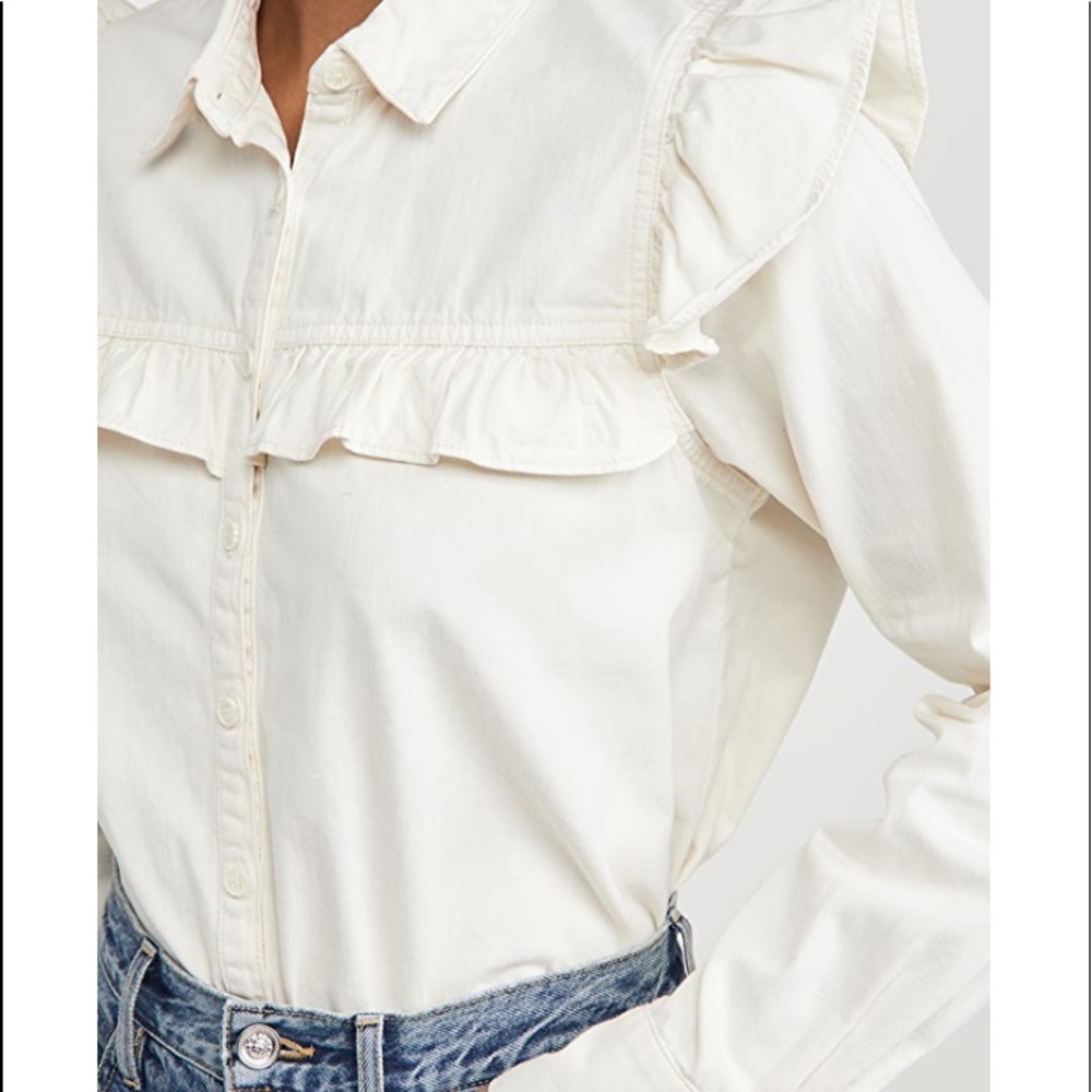 Free people button down Samantha top